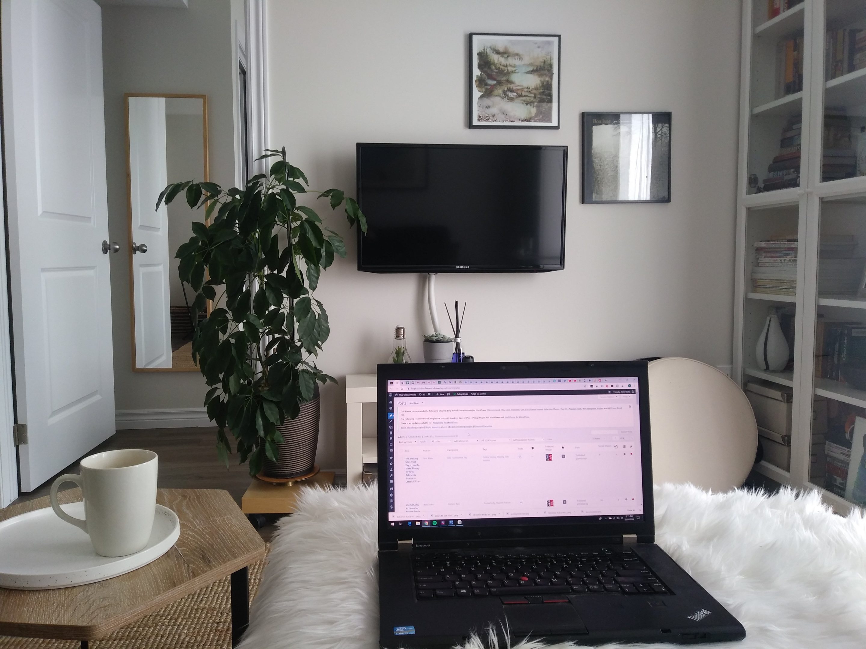 Blogging setup