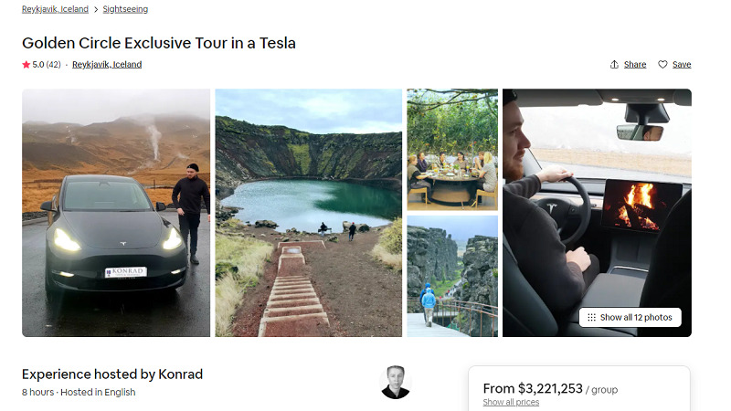 Airbnb driving tour