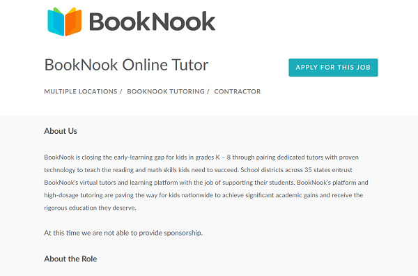 BookNook Application