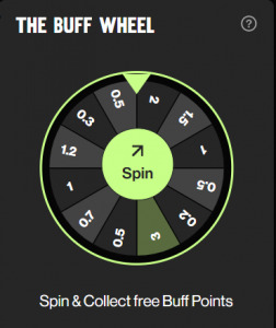 Buff gaming wheel