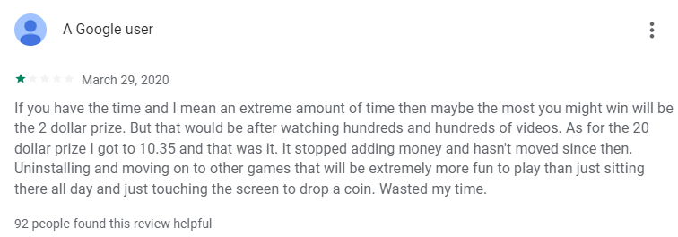 Coin Pusher review Google