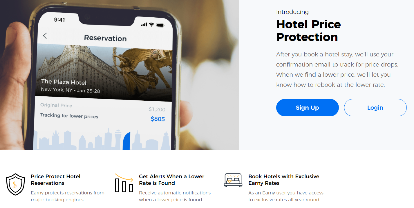 Earny-hotel-price-protection