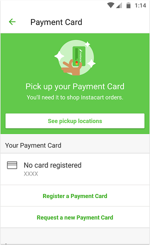 Instacart-payment-card