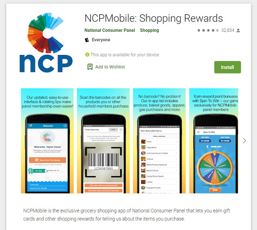 NCP Mobile Shopping Rewards