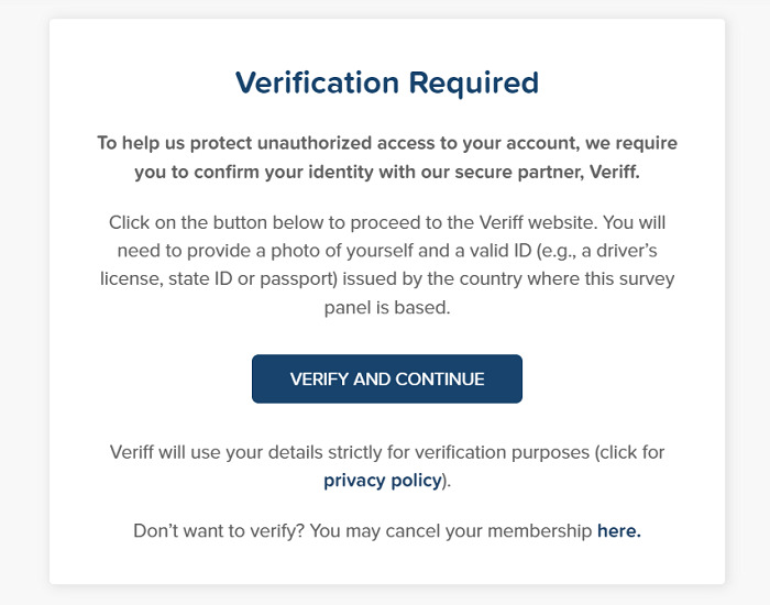 Opinion Outpost verification
