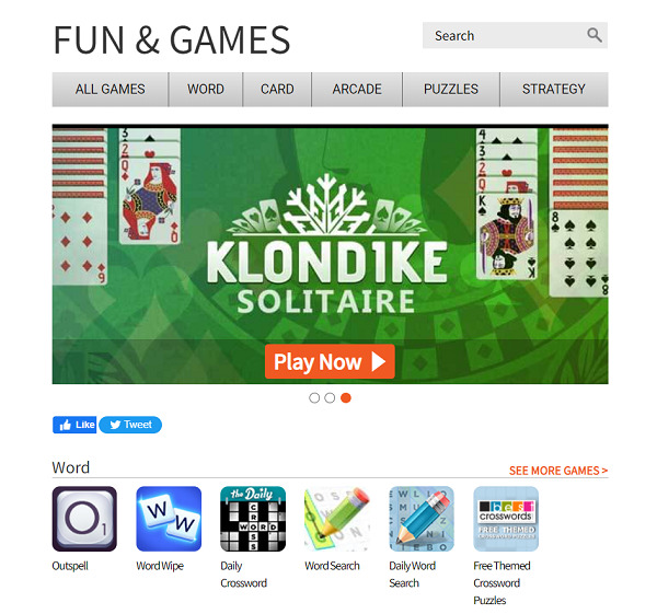 QuickRewards play games