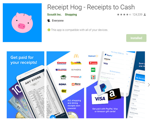 Receipt-Hog-app-Android