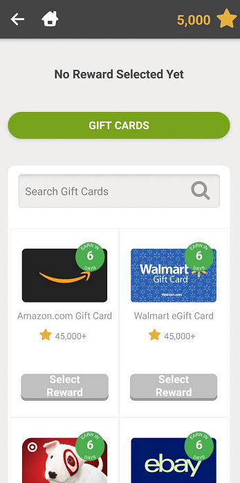 Rewarded Play gift cards