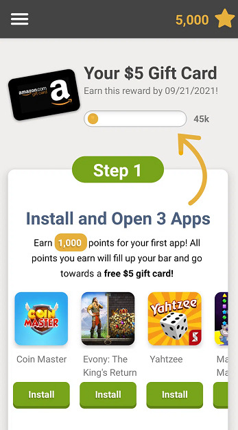 Rewarded Play using app