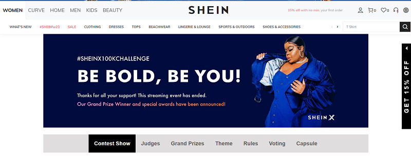 Shein 100k contest