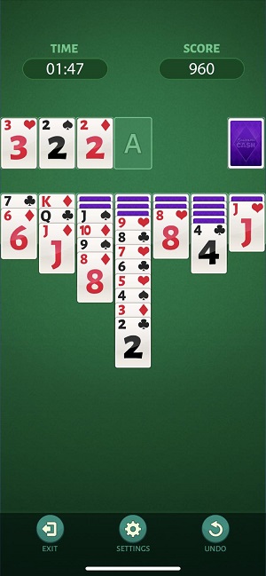 Solitaire Cash gameplay
