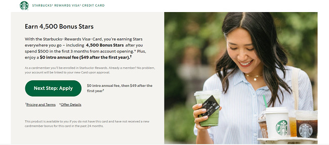 Starbucks-reward-visa-free-stars