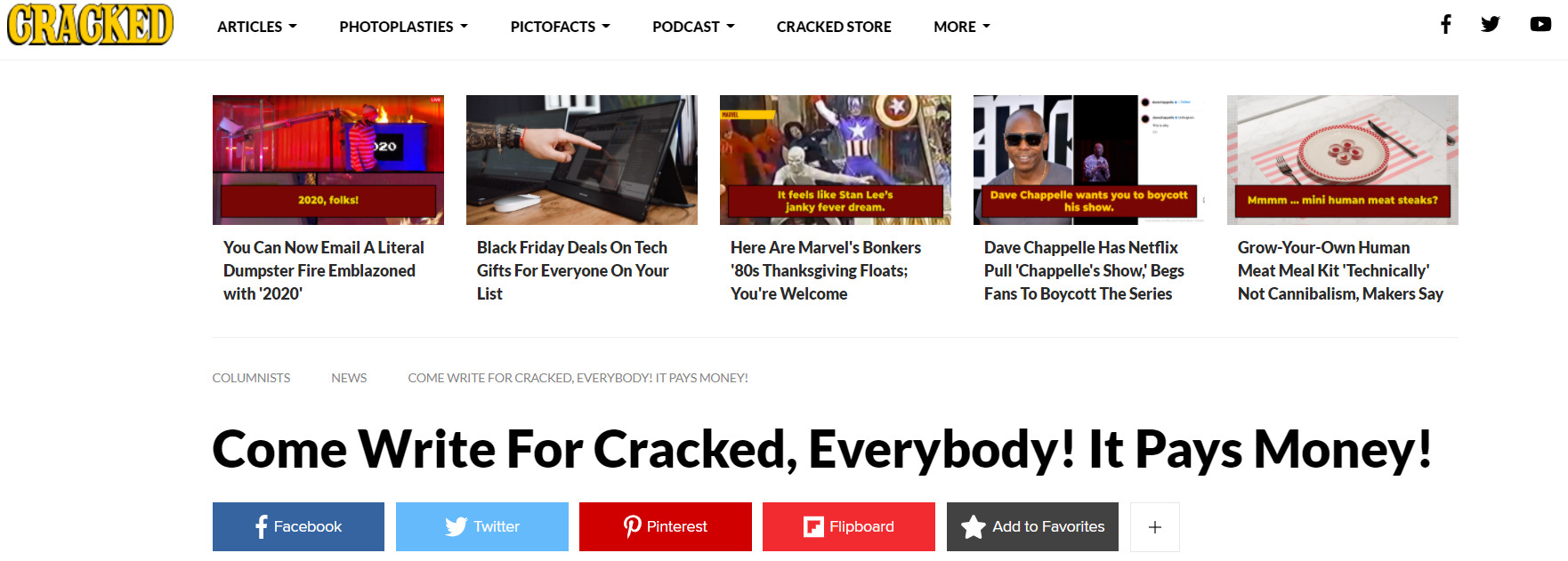 Write For Cracked